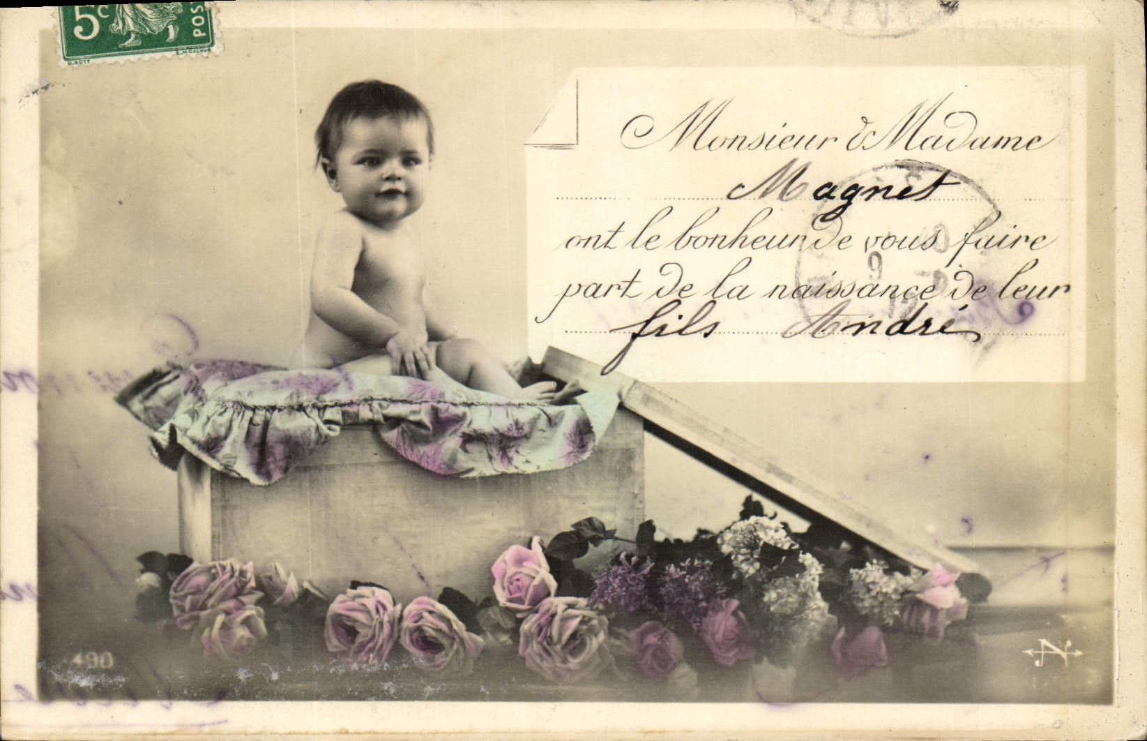 CPA Fantaisie Enfant Bebe Magnet