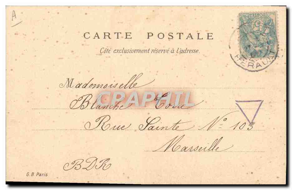 CPA Fantaisie Enfant Bebe Etienne Daguzon  — Rückseite