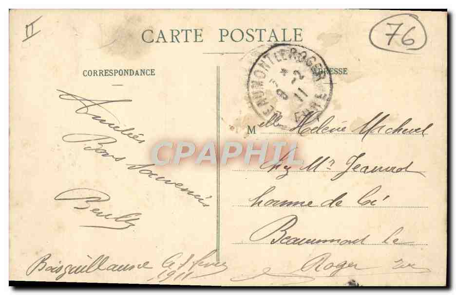 CPA Fantaisie Papillon Rouen Le papillon du jardin des plantes  — Rückseite