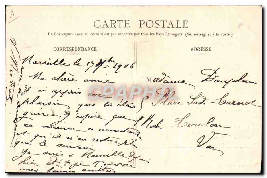 M. et Mme Fallières — Souvenir Présidentiel — Édité par Tuja, photo-édit, Nérac — Reverso