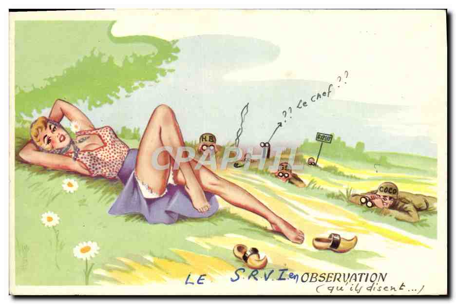 CPA Fantaisie Humour Soldat Militaria