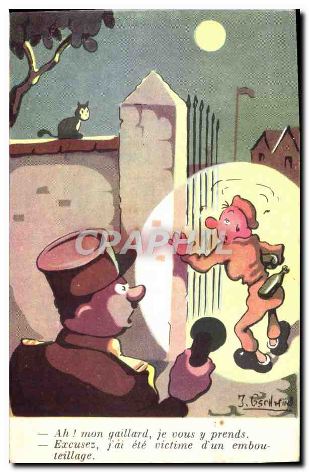 CPA Fantaisie Humour Soldat Militaria