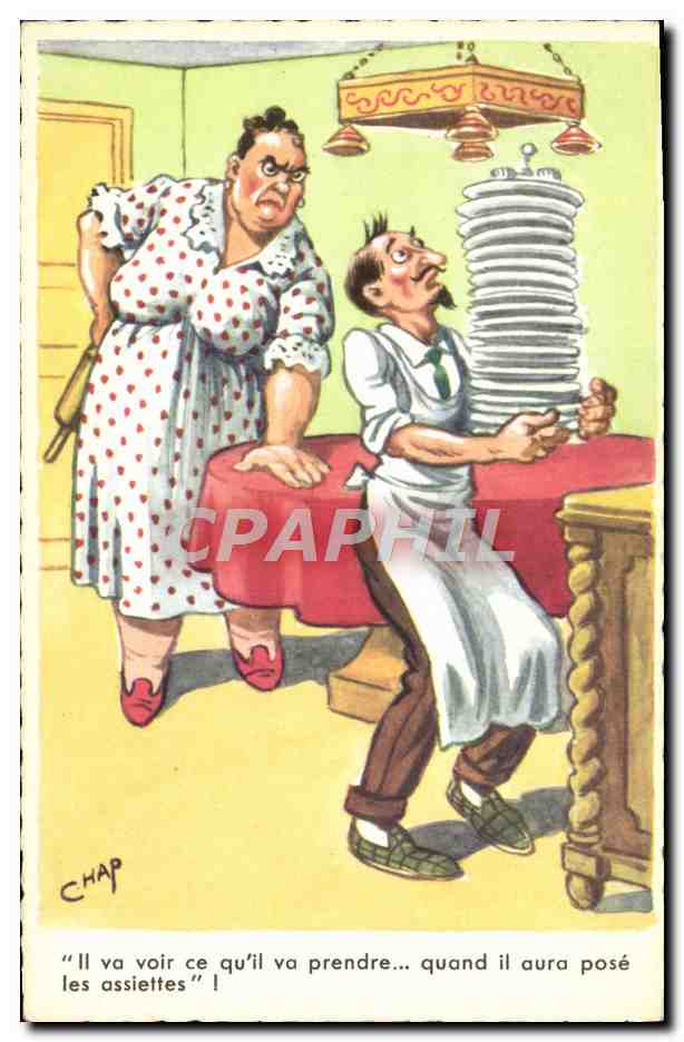 CPA Fantaisie Humour Chap