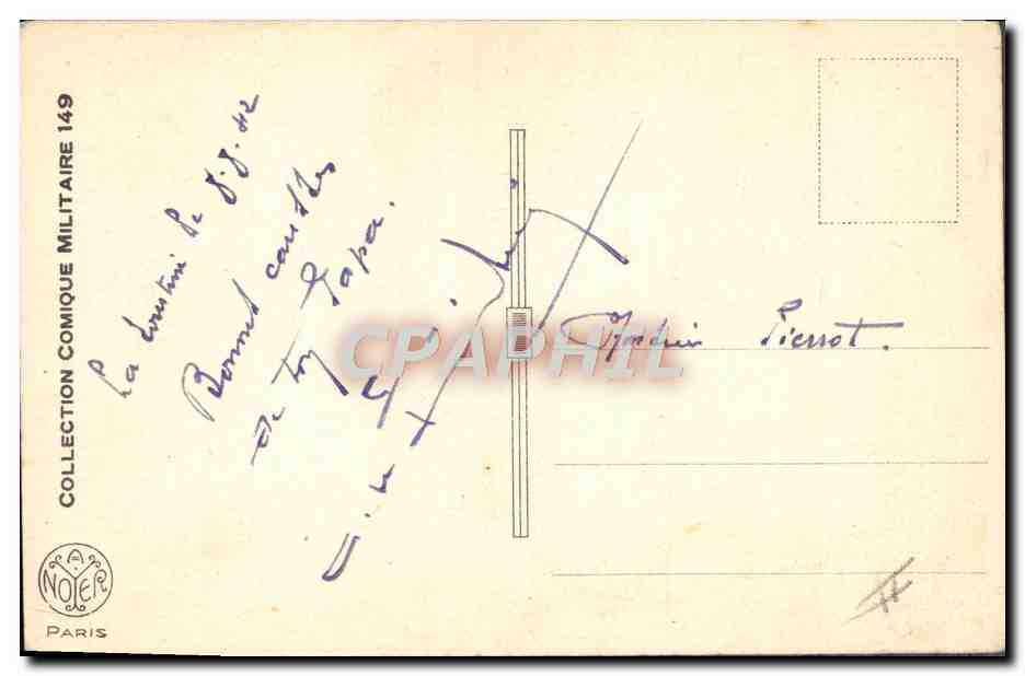 Pierrot et le Bœuf — La soupe et le bœuf — Collection Comique Militaire, éd. Noyer, Paris — Reverso