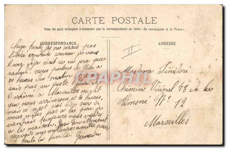 Le Rapide de la Classe — Départ le 2 Septembre pour les Hommes de la Classe seulement — E.R. PARIS (Modèle déposé N° 44877) — Reverso