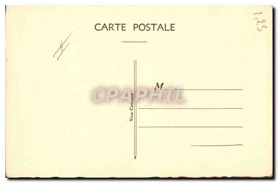 Soldat français en uniforme — caricature — éditeur non visible — Verso
