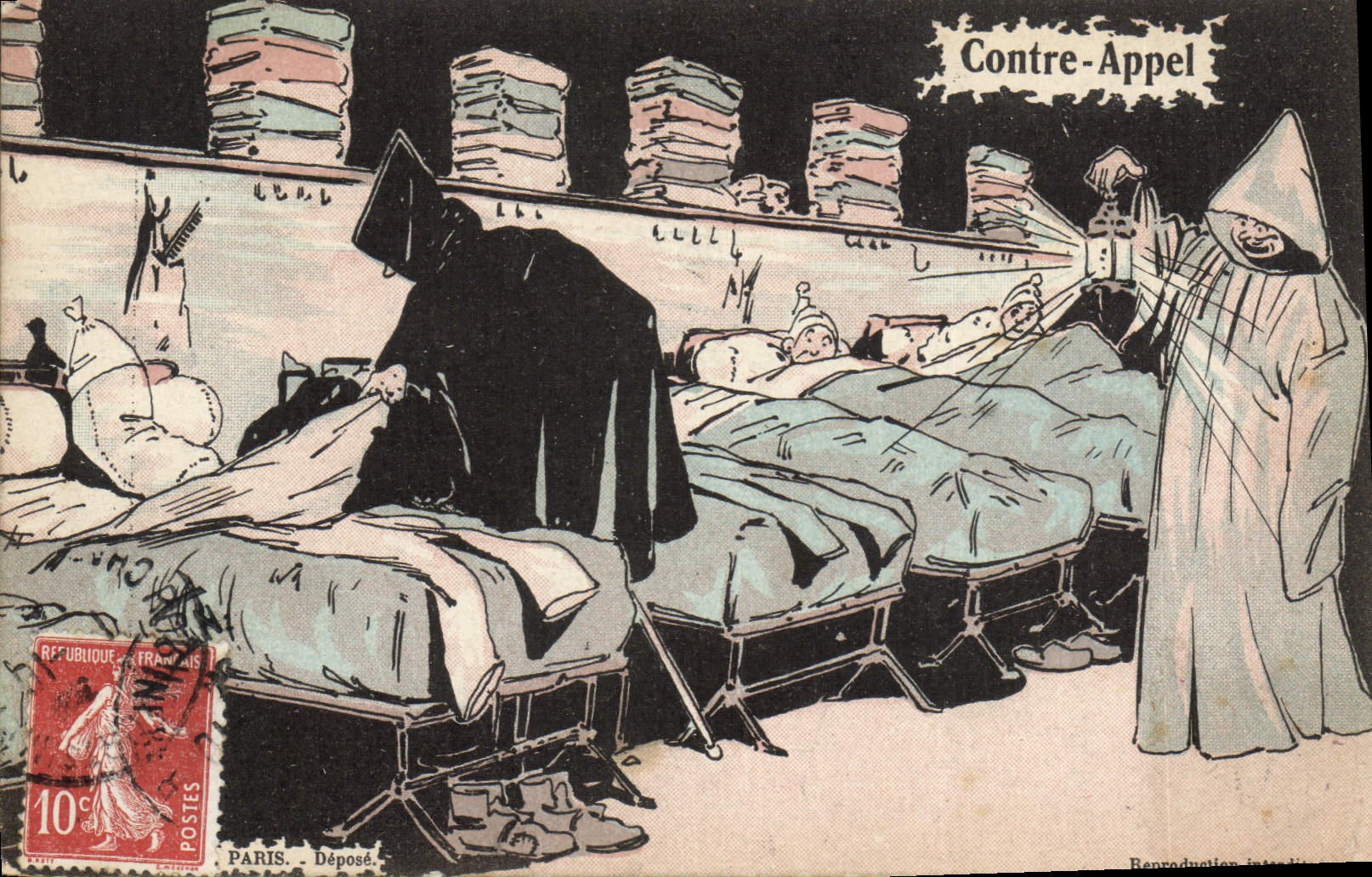 Contre-Appel — Sujet satirique — Reproduction intérieure, Paris