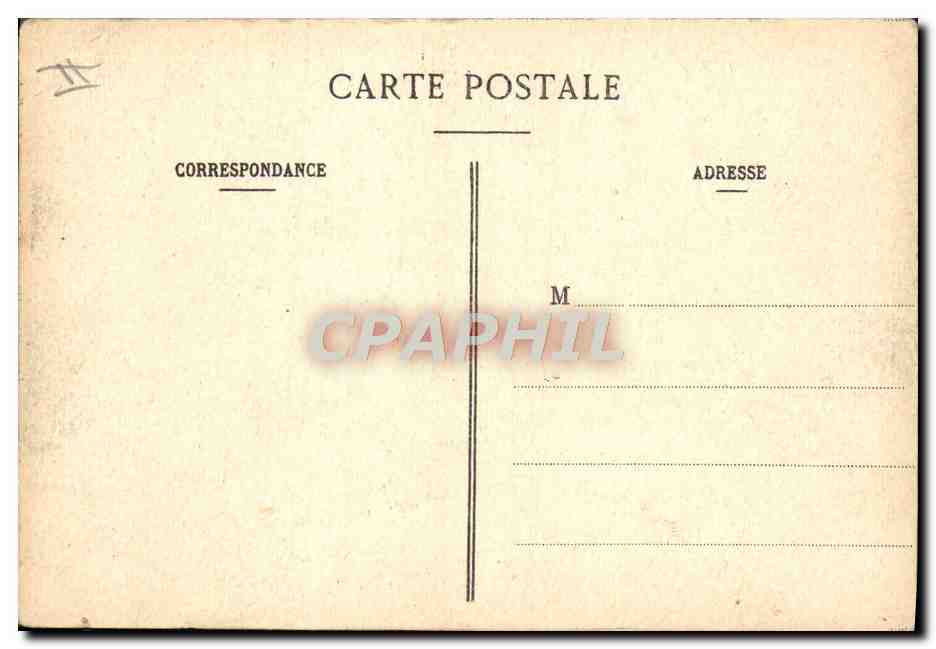 Les femmes à la caserne — Au réfectoire — F. A. Paris, déposé — Verso