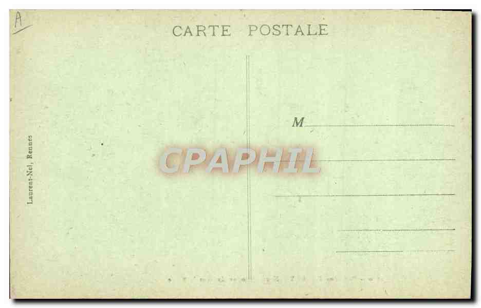 CPA Folklore Environs d'Auray Noce bretonne dansant la ridee Mariage  — Verso