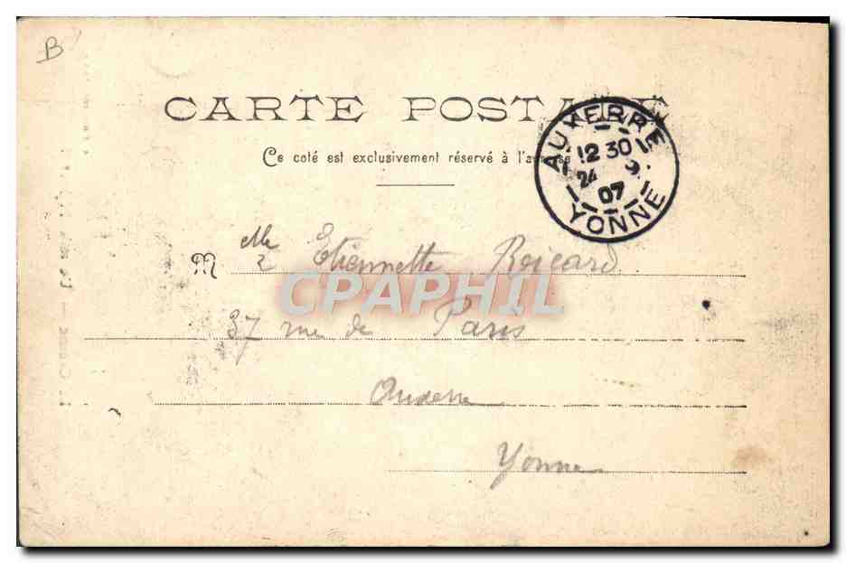 CPA Folklore Le Croisic Un rude pecheur  — Verso