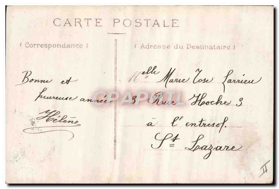 CPA Fantaisie Telephone Enfant — Rückseite
