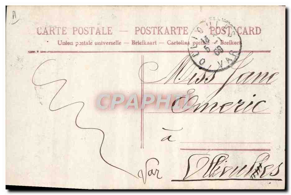CPA Fantaisie Telephone Enfant  — Rückseite