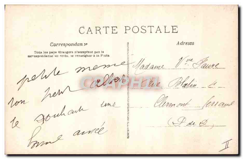 CPA Fantaisie Telephone Enfant Bebe — Rückseite