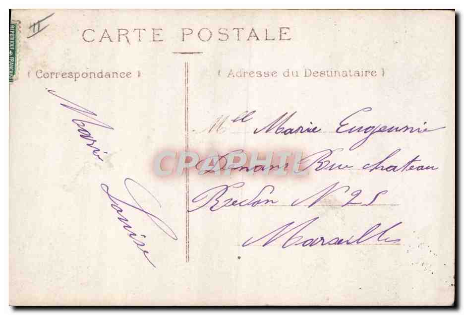 CPA Fantaisie Telephone Enfant — Rückseite
