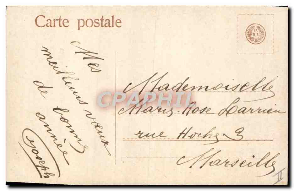 CPA Fantaisie Telephone Femme  — Rückseite