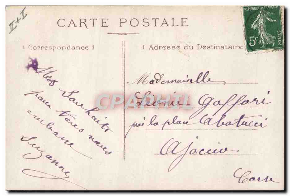 CPA Fantaisie Telephone Enfant  — Rückseite
