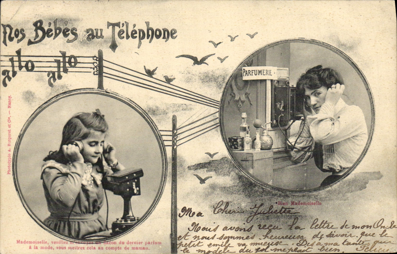 Nos Bébés au Téléphone — Phototypie A. Burguet et Cie — Nancy