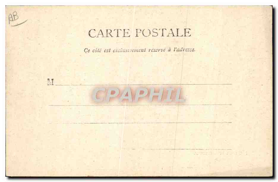 CPA Folklore Les paysans de France Faucher et sarcleuse — Verso