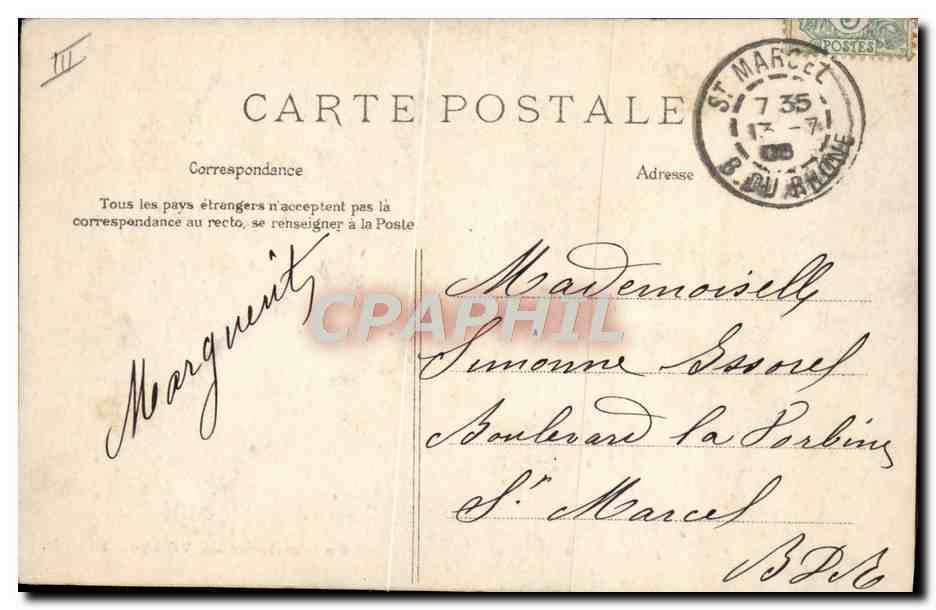 CPA Folklore Un charlatan au village Diable — Verso