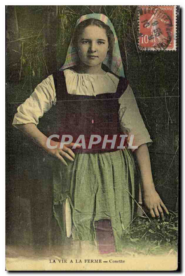 CPA Folklore La vie a la ferme Cosette 