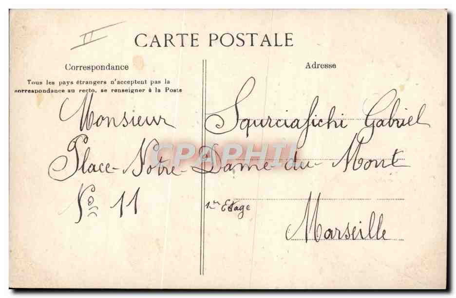 CPA Folklore La paie des moissonneurs  — Verso