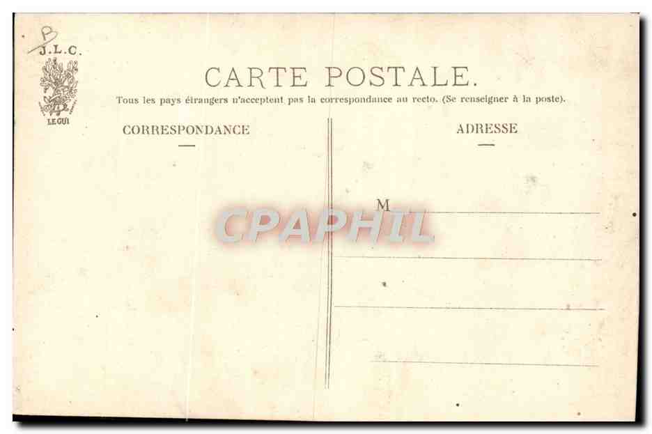 CPA Folklore Interieur d'auberge  — Verso