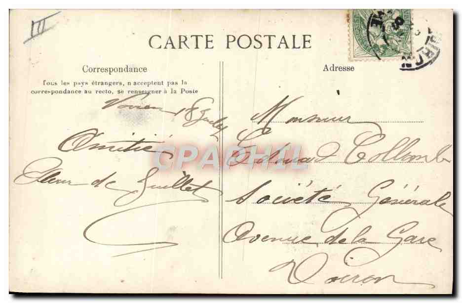Un brin de causette — scène de village — éditeur non identifié — Verso