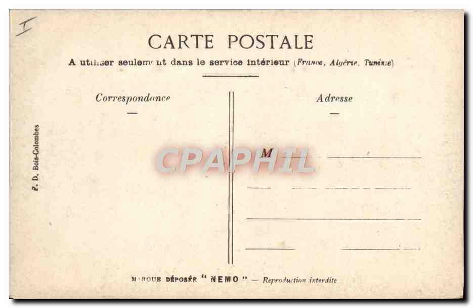 En cape debout à la lame — Nemo — Rückseite