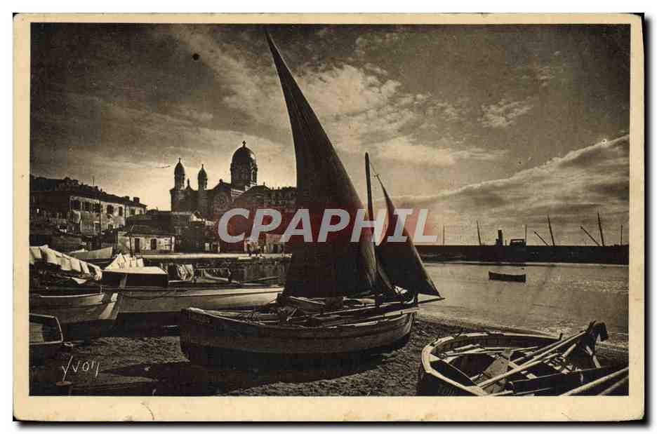 Saint-Raphaël — Port avec bateaux et église — Les Éditions d'Art VON, n° 141