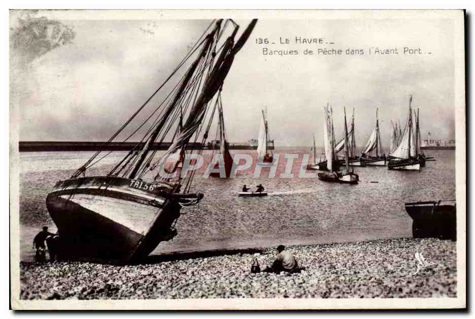 Le Havre — Barques de Pêche dans l'Avant Port — édition TAL.56