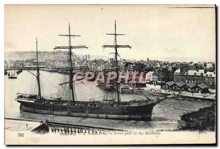 DIEPPE — Der Hafenmund — Erster Teil des Hafens — Imp. Fétels, n° 282