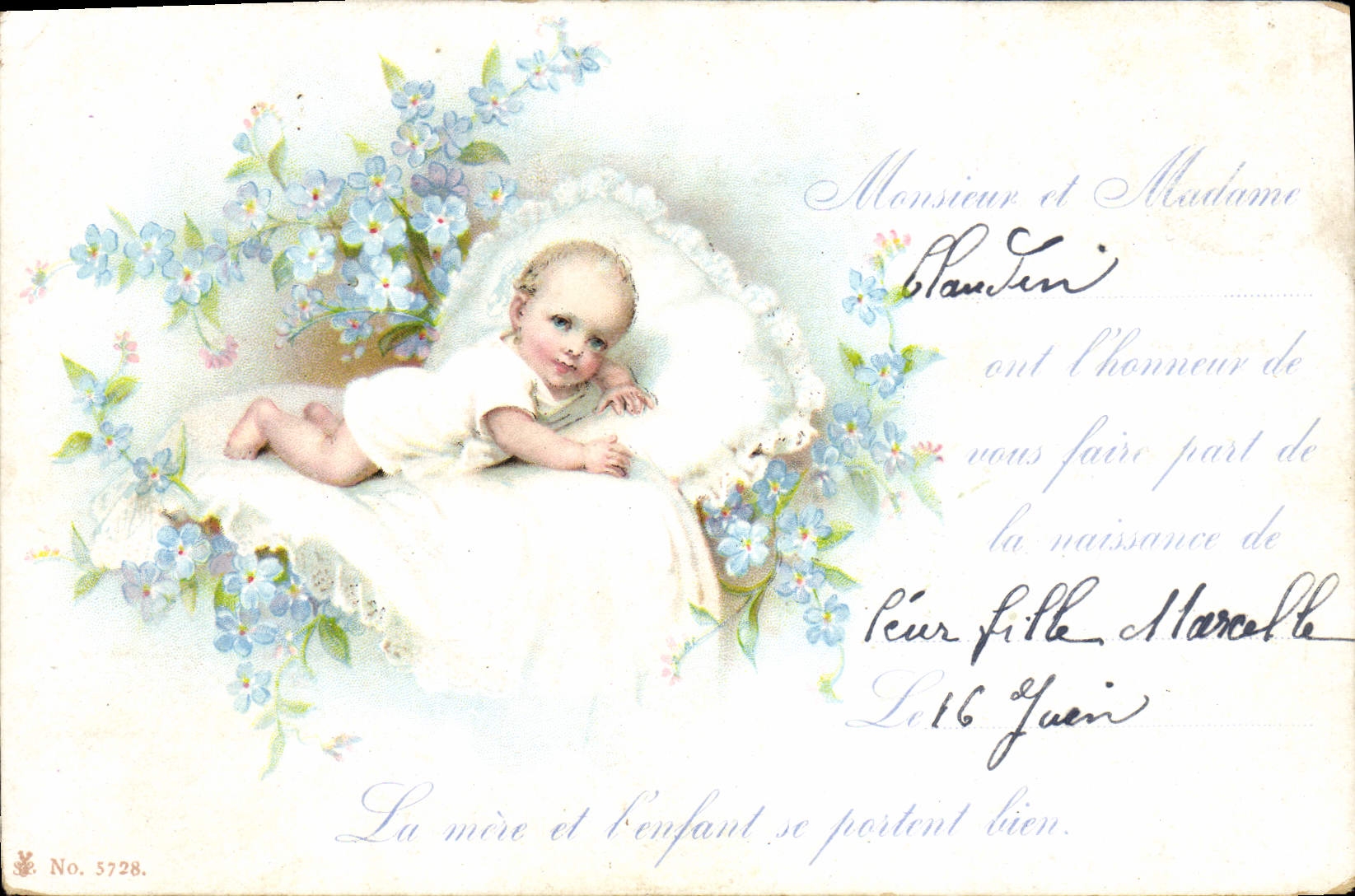 CPA Fantaisie Enfant Bebe Claudin 