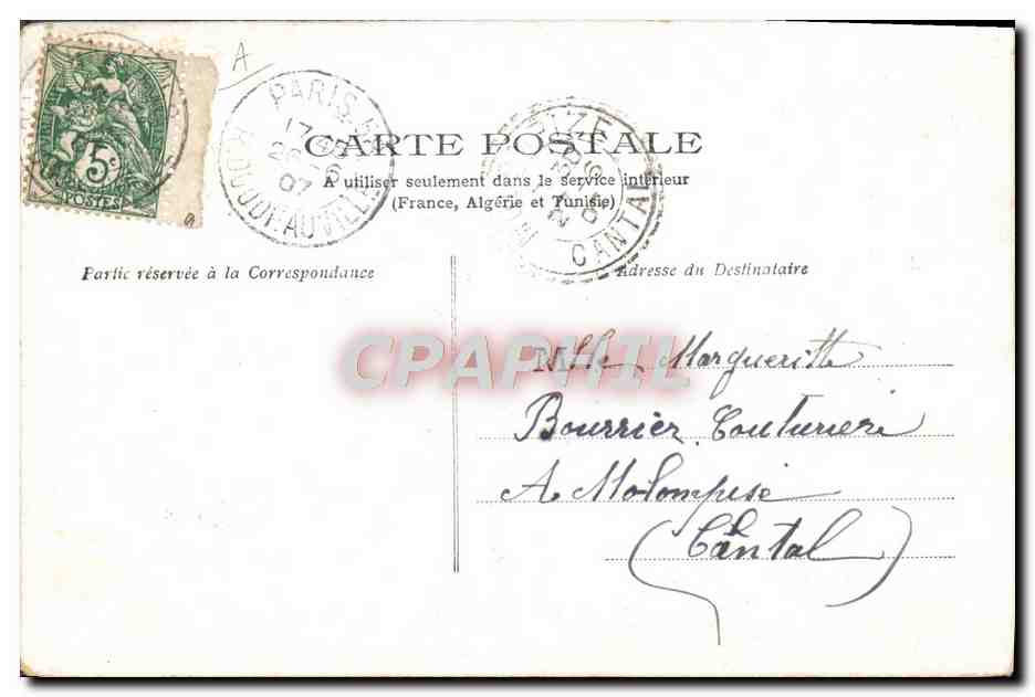 CPA Fantaisie Enfant Bebe Claudin  — Rückseite