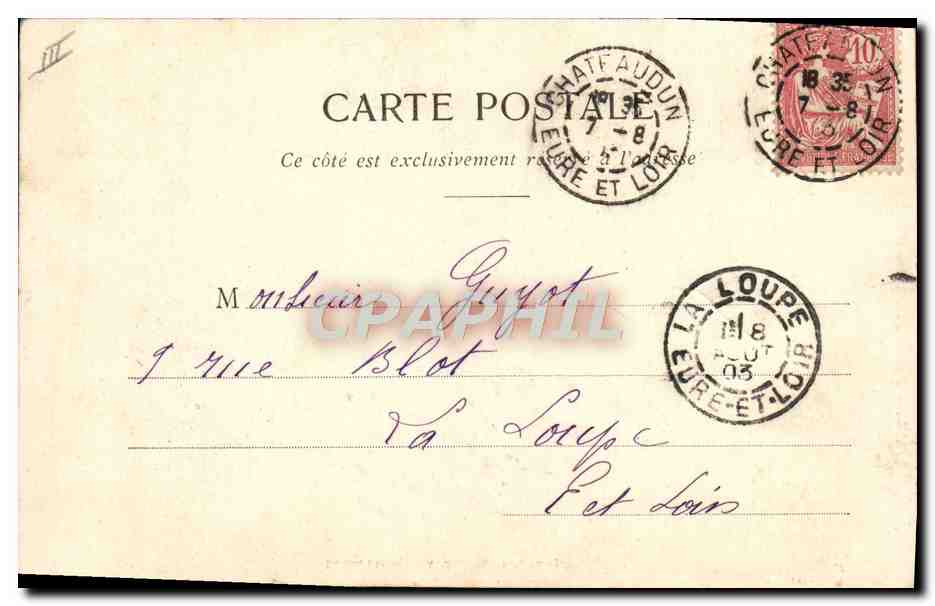 Fêtes et Porte-Bonheur — N°4 — Édition Phototypie A. Bergereat & Cie, Nancy — Verso