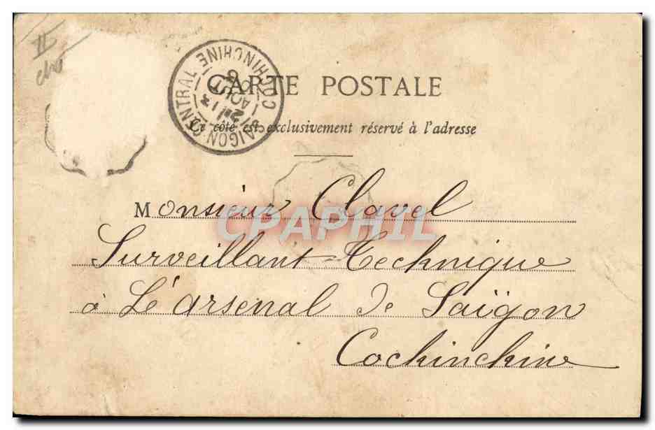 CPA Fantaisie Femme Chiffre 13 Porte bonheur  — Rückseite