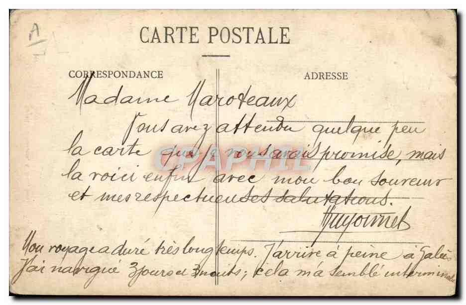 CPA Fantaisie Campagne 1915 1917 Royaume du Cafard Extreme Sud Tunisien Tunisie Militaria  — Rückseite
