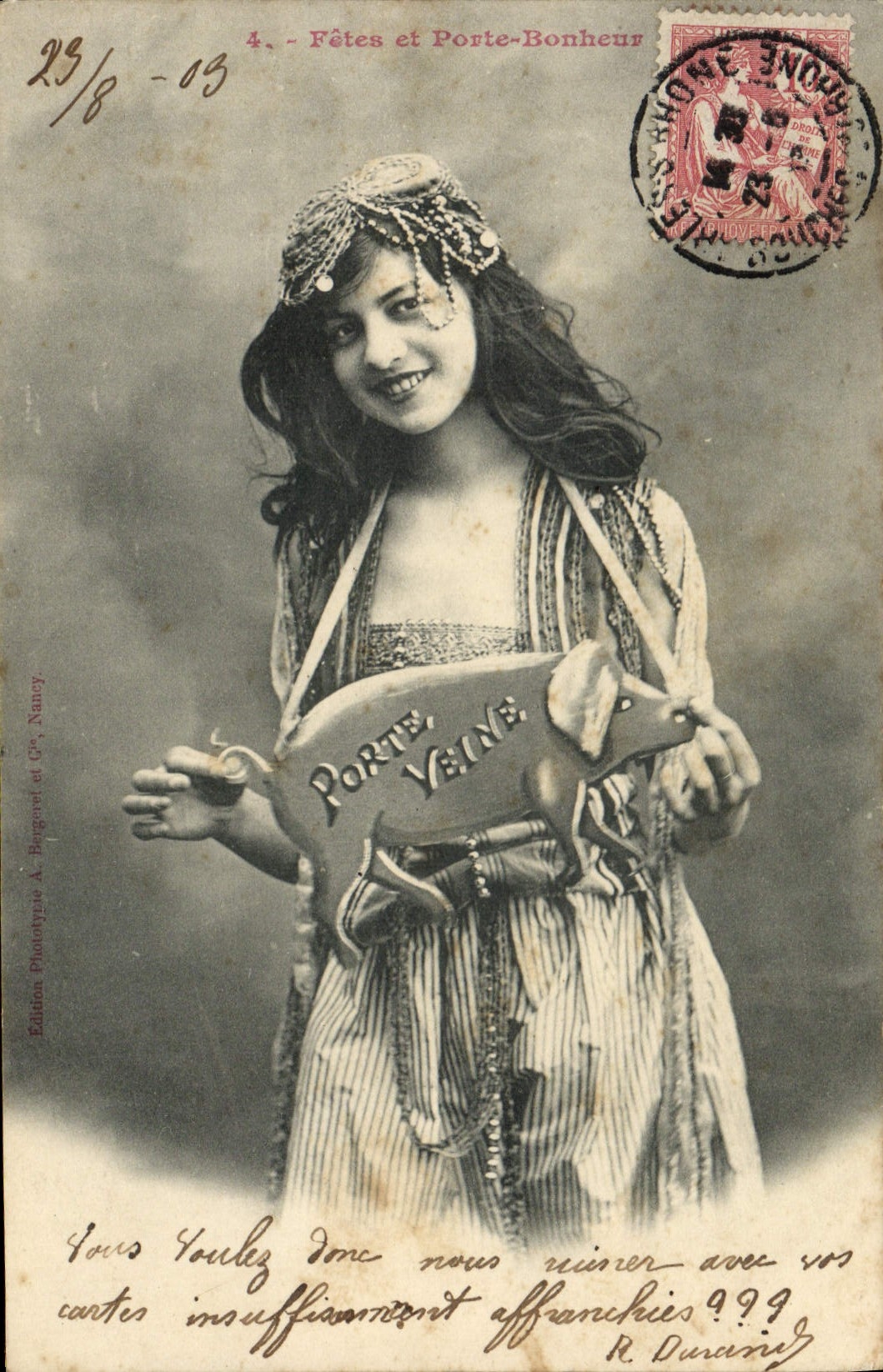 Fêtes et Porte-Bonheur — Série 4 — Édition Phototype A. Bargerei & Cie, Nancy