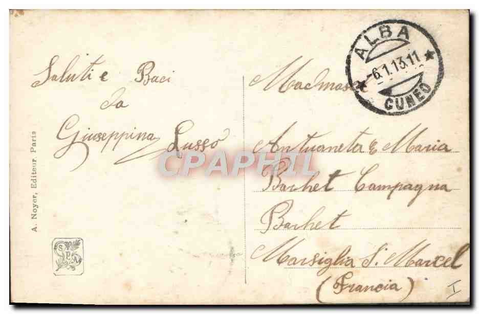 CPA Chevre Salon 1912 Deyrolle Troupeau breton dans les ajoncs  — Rückseite
