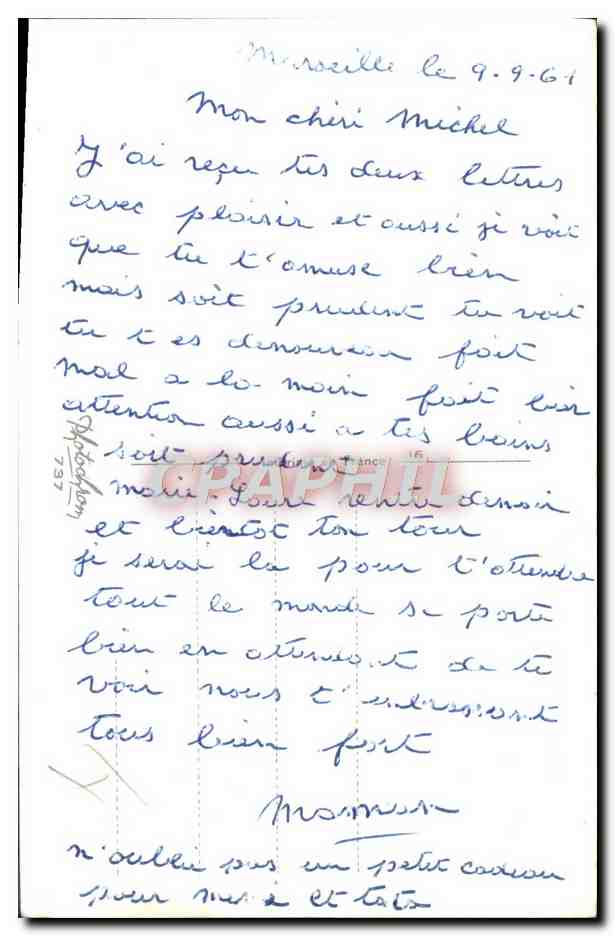 CPA Fantaisie Humour Enfant Plage Chien  — Rückseite