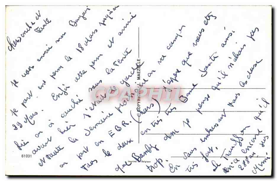 CPA Fantaisie Humour Soldat Militaria — Verso