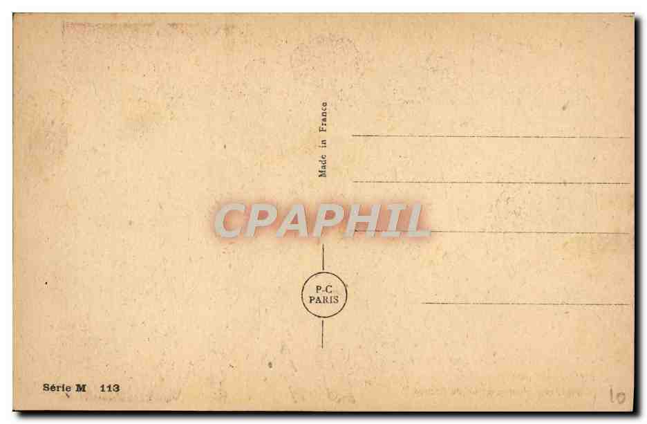 CPA Fantaisie Humour Soldat Militaria — Back