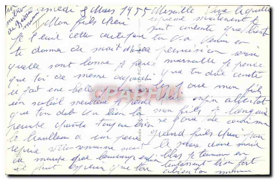 CPA Fantaisie Humour Soldat Militaria Jean Chaperon — Rückseite