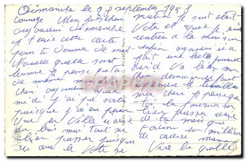 CPA Fantaisie Humour Chasse Chasseur Jean Chaperon  — Rückseite
