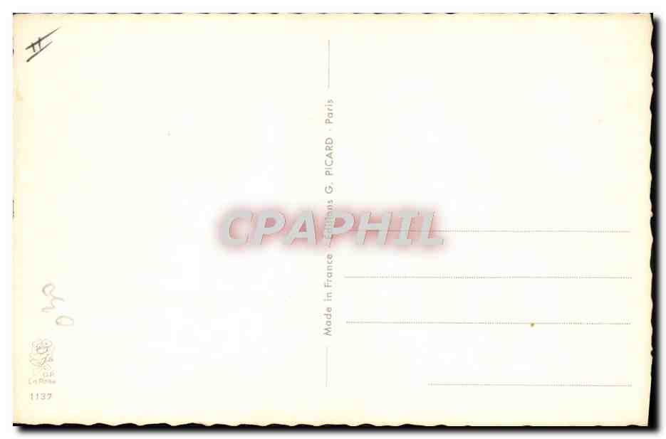 CPA Fantaisie Humour Chasse Chasseur Chien Jean Chaperon Lapin — Rückseite
