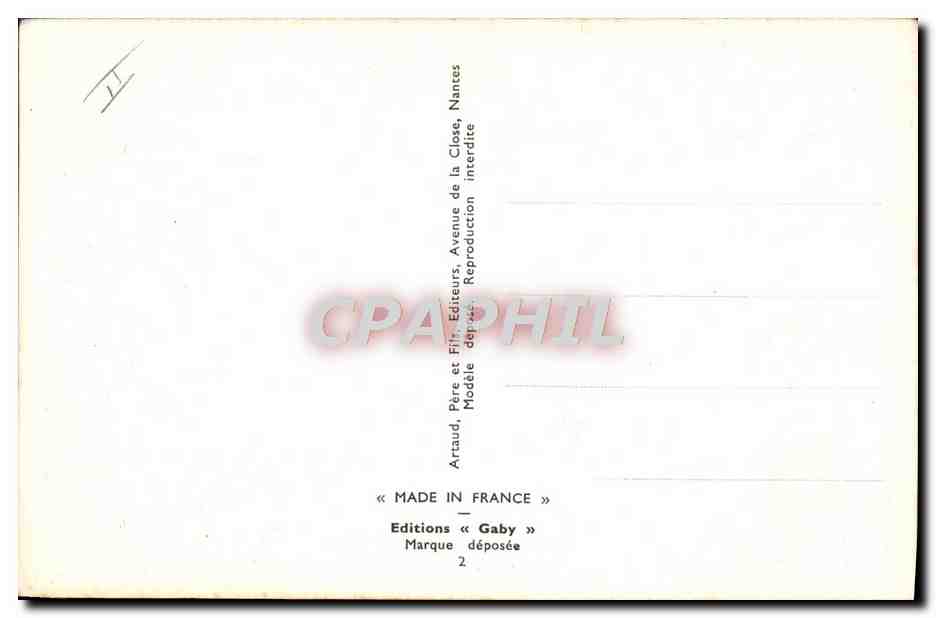 CPA Fantaisie Humour Femme Forte  — Rückseite
