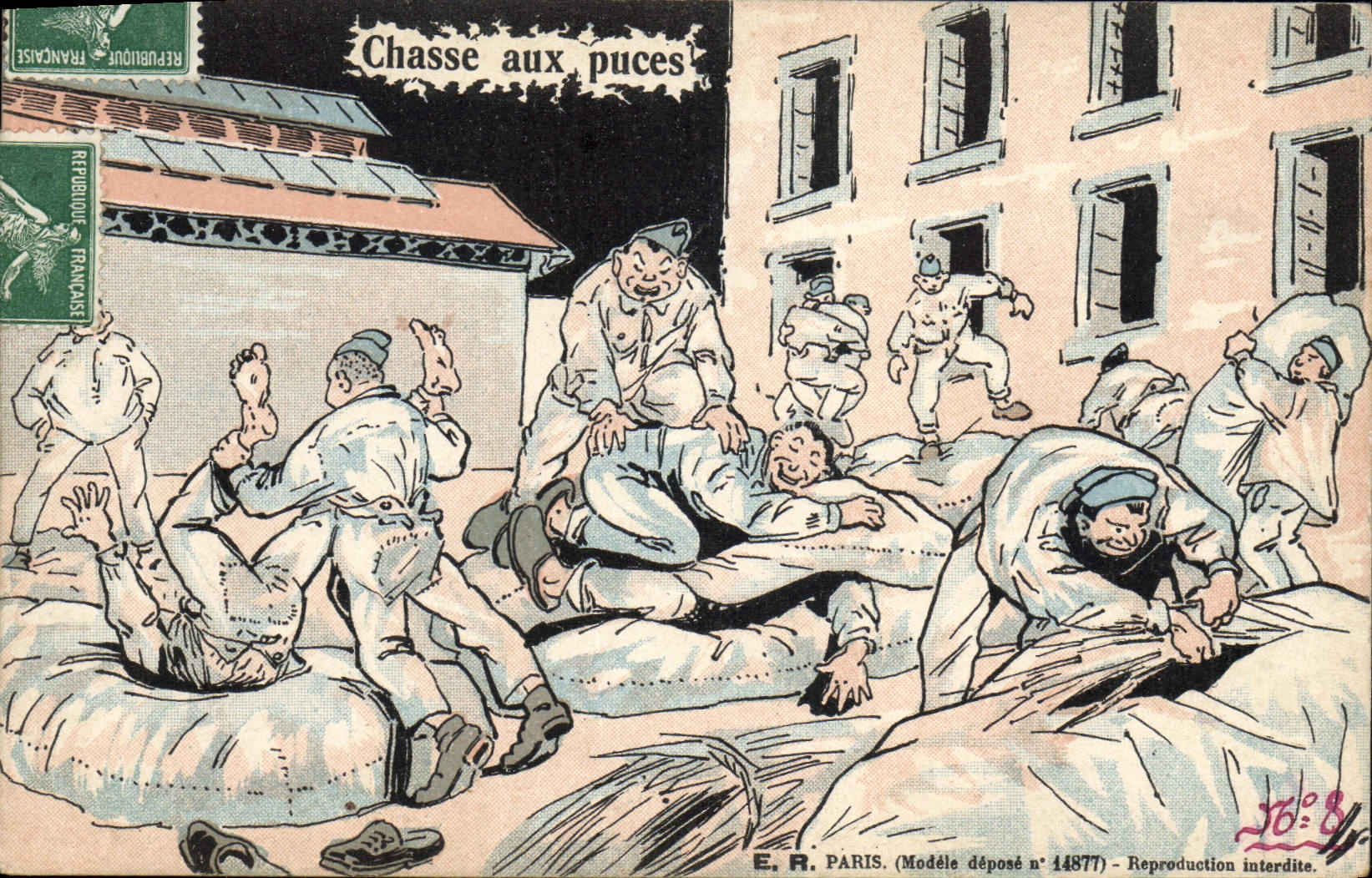 Chasse aux puces — E.R. PARIS (Modèle déposé n° 14877)