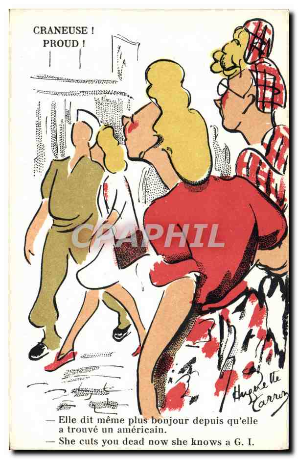 Femmes américaines — humour militaire — Huguette Carrin