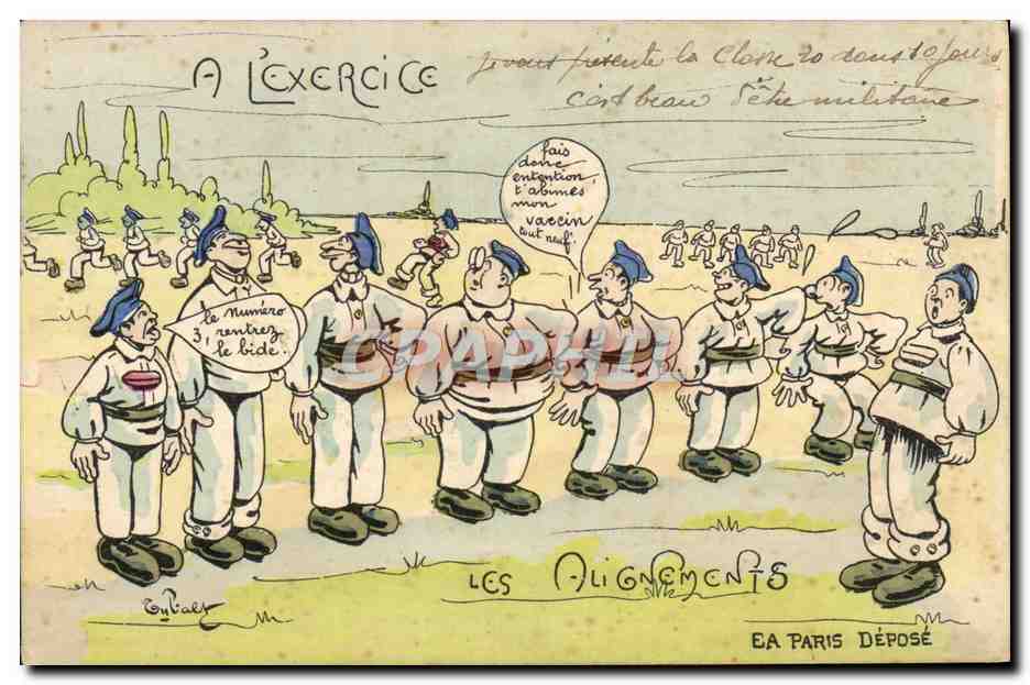 Les Alignements — A l'exercice — EA Paris Déposé
