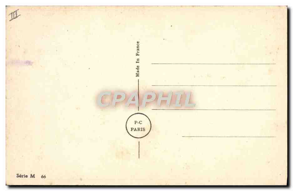 CPA Fantaisie Militaria Service auxiliaire  — Rückseite