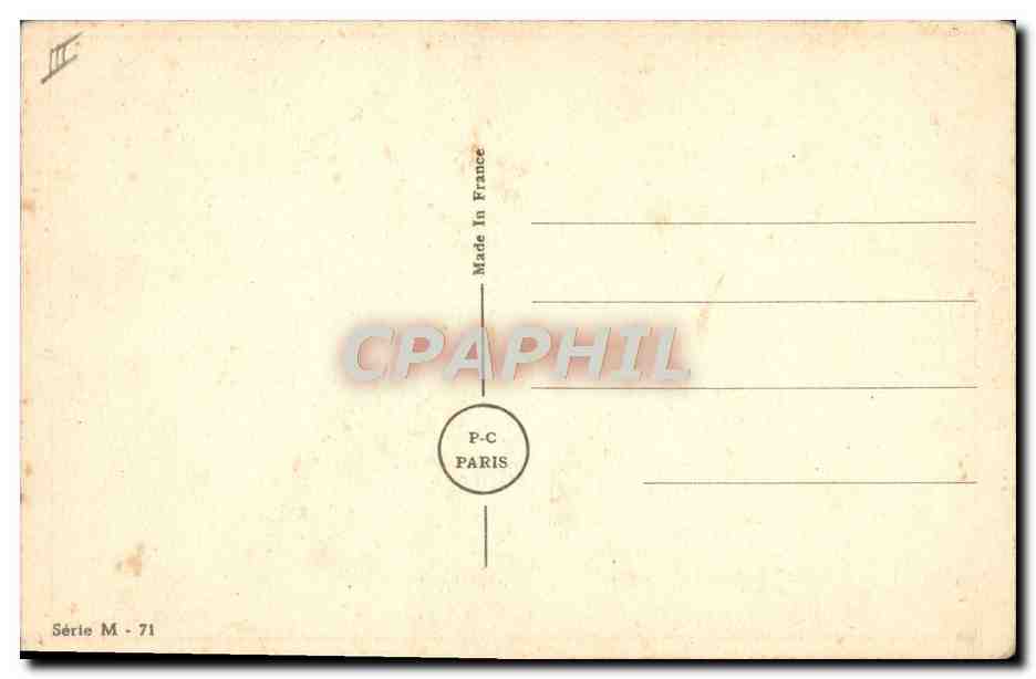 CPA Fantaisie Militaria Pinard — Rückseite
